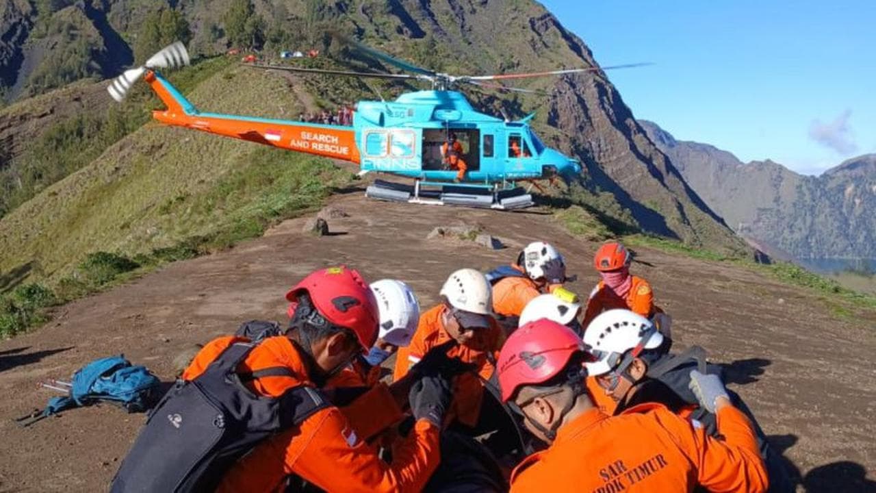 Pendaki Malaysia yang Jatuh di Gunung Rinjani Jalani Perawatan di Bali